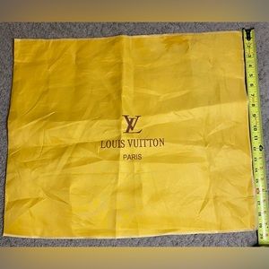 Louis Vuitton large empty dust bag with card, see pics for measurements